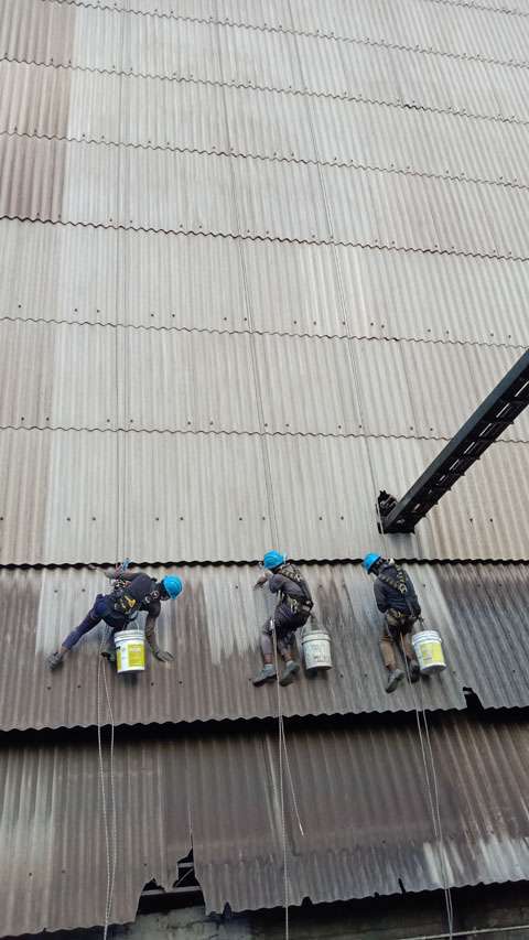 Factory Facade Cleaning