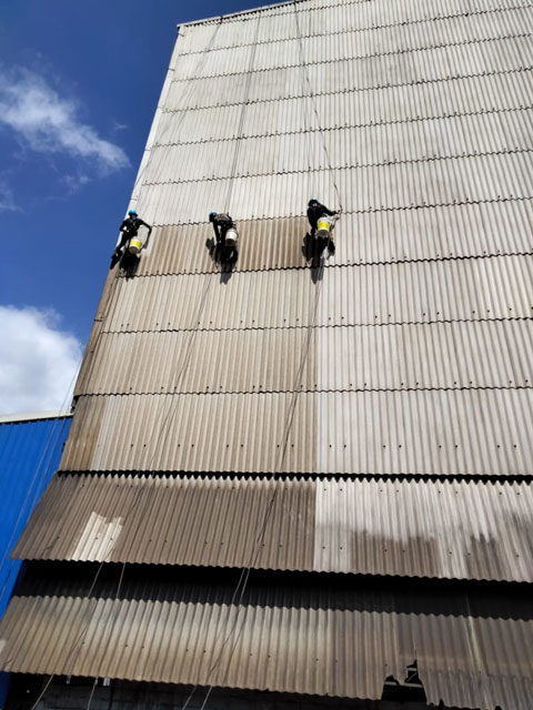 Factory Facade Cleaning