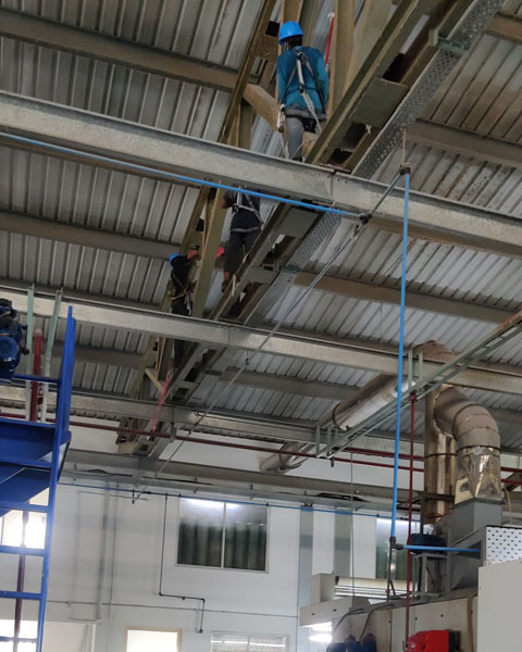Factory Roof Truss Cleaning & Painting