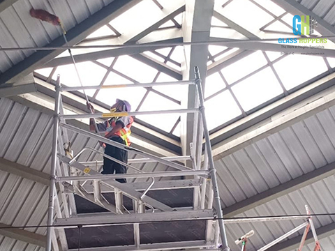 industrial roof cleaning 1