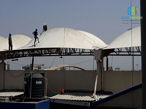 tensile roof sheet cleaning 1