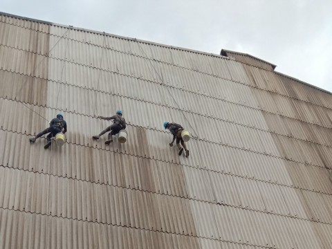 factory facade cleaning