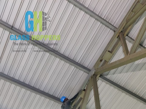factory roof truss cleaning painting